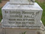 HALL George 1897-1897