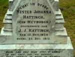 HATTINGH Hester Johanna nee MEYBURGH 1874-1912