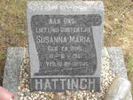 HATTINGH Susanna Maria 1961-1961