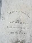 HOPE Catherine 1861-1886