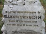 HUDSON William Scriven 1873-1905