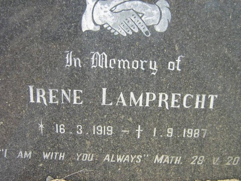 LAMPRECHT Irene 1919-1987