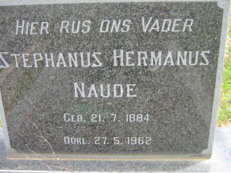 NAUDE Stephanus Hermanus 1884-1962