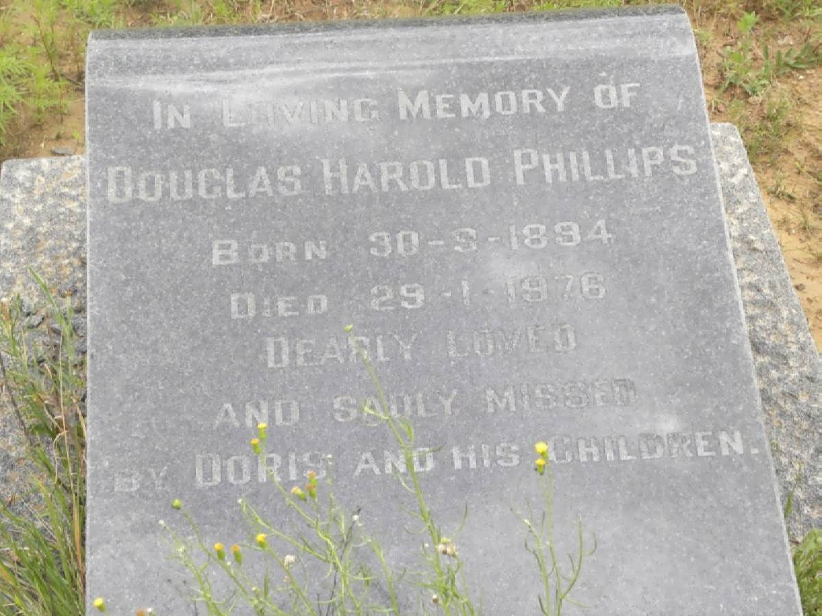 PHILLIPS Douglas Harold 1894-1976