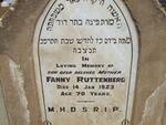 RUTTENBERG Fanny -1923