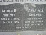 SHELVER Alfred H. 1876-1955 & Anna A.S. VILJOEN 1885-1976