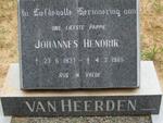 HEERDEN Johannes Hendrik, van 1937-1985