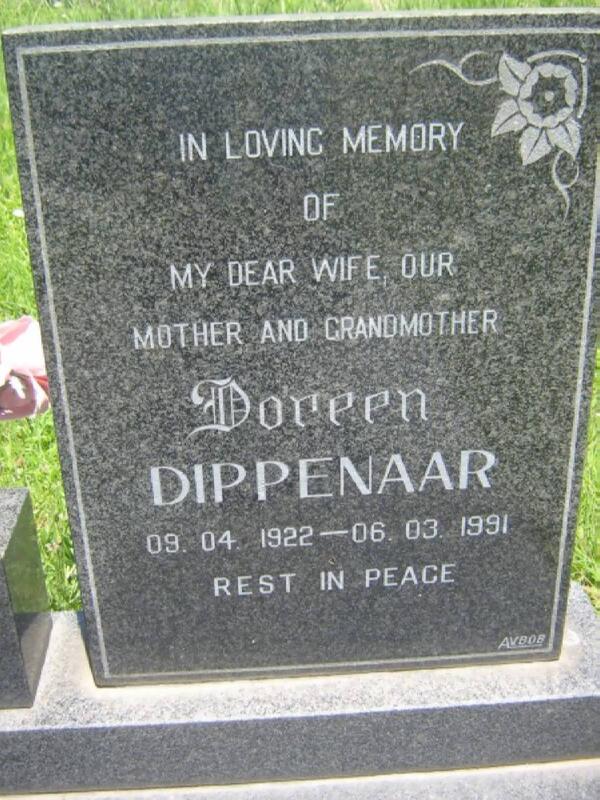 DIPPENAAR Doreen 1922-1991