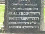 JORDAAN Elisabet Magdalene Dorothea nee JOHNSTONE 1895-1948