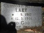 LAKE Clifford Alde? 1912-1991
