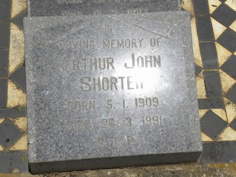 SHORTEN Arthur John 1909-1991