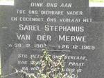 MERWE Sarel Stephanus, van der 1902-1969