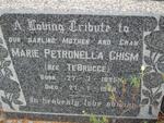 CHISM Marie Petronella nee TEBRUGGE 1895-19?9