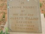 DAVOREN Joseph William 1859-1938