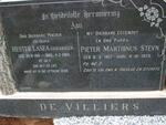 VILLIERS Pieter Marthinus Steyn, de 1917-1970 & Hester Lasea KRUGER 1916-2004