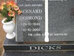 DICKS Bernard Desmond 1946-2002