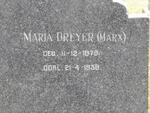 DREYER Maria nee MARX 1879-1958