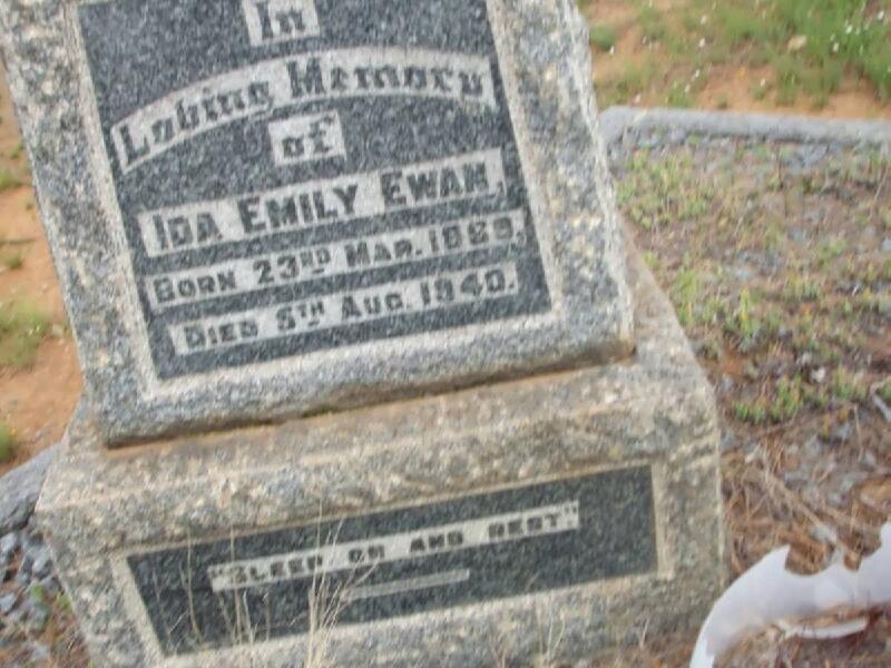 EWAN Ida Emily 18?9-1940
