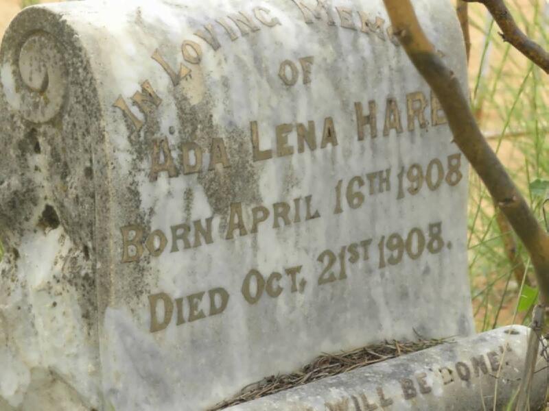 HARE Ada Lena 1908-1908