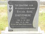 HARTZENBERG Sylvia Rose 1923-1968