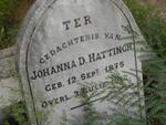 HATTINGH Johanna D. 1875 -19?2.