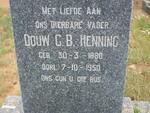 HENNING Douw G.B. 1880-1950