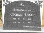 HOMAN George 1891-1977