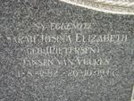 VUUREN Sarah Josina Elizabeth, Janse van nee PIETERSEN 1882-1947 