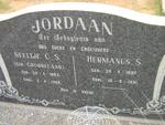JORDAAN Hermanus S. 1882-1931 & Neeltje C.S. GROBBELAAR 1882-1968