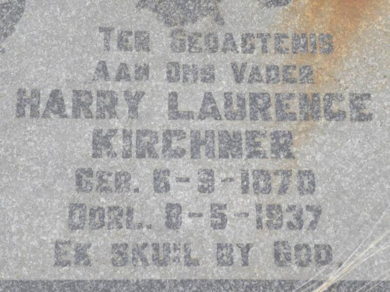 KIRCHNER Harry Laurence 1870-1937