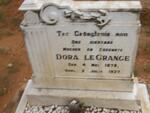 GRANGE Dora, le 1878-1937