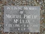 McLEAN Michael Phillip 1915-1990