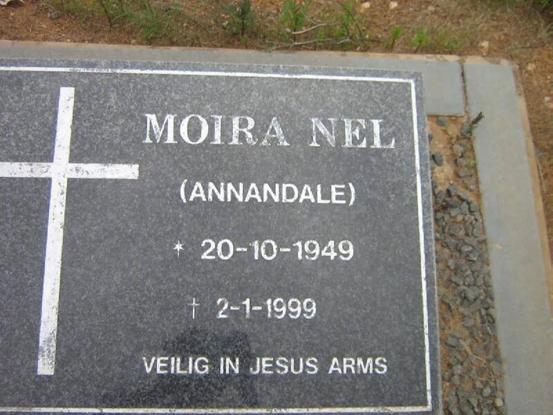NEL Moira nee ANNANDALE 1949-1999