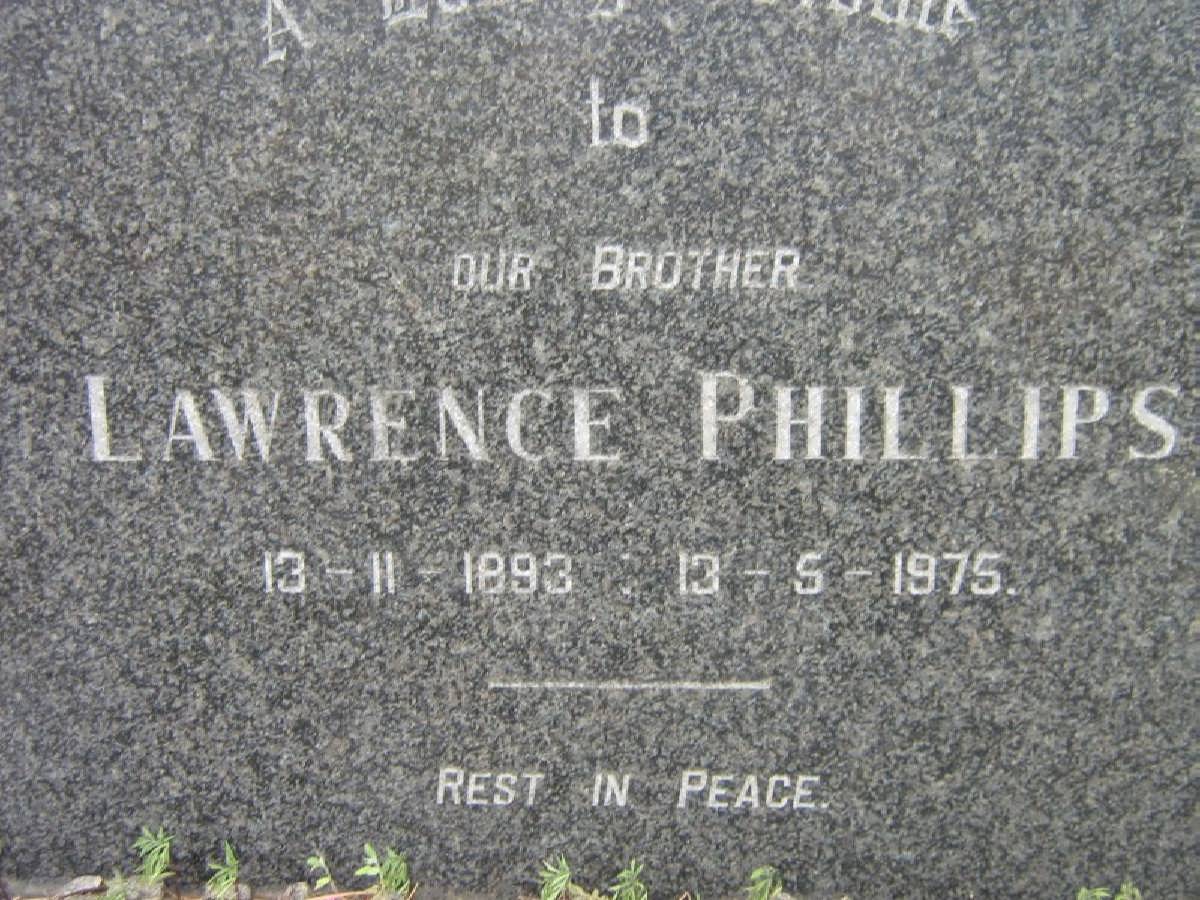 PHILLIPS Lawrence 1893-1975