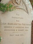 PRETORIUS Elsie Margaretha 1858-1914
