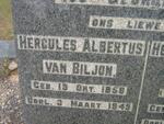 BILJON Hercules Albertus, van 1858-1949 