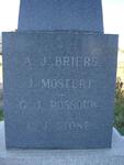 BRIERS A.J. -1902 :: MOSTERT J. -1902 :: ROSSOUW G.J. -1902 :: STONE C.J. -1902