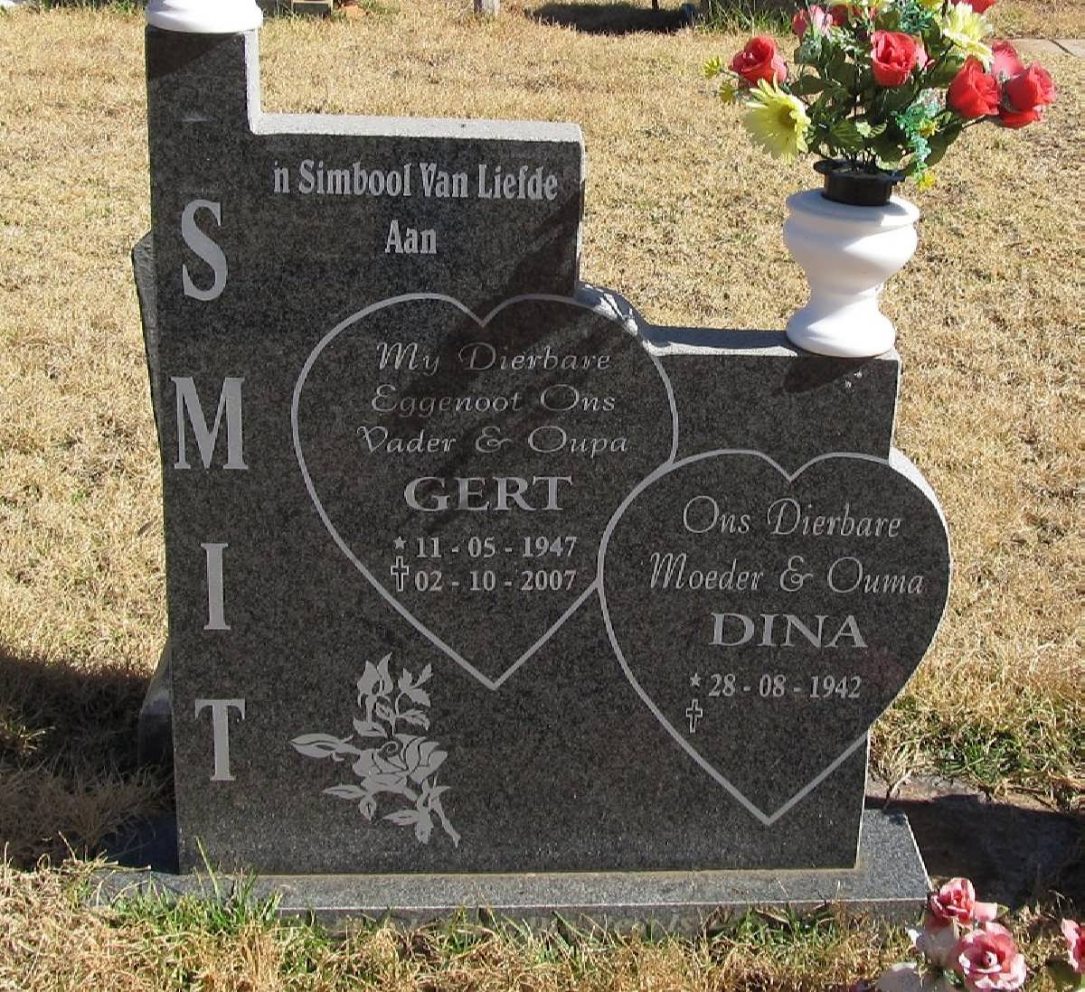 SMIT Gert 1947-2007 & Dina 1942-