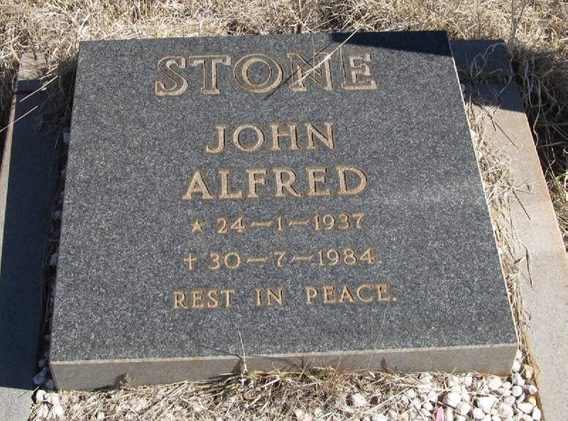 STONE John Alfred 1937-1984