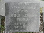 VERMAAK Jacobus Johannes 196?-1970