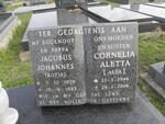 POTGIETER Jacobus Johannes 1928-1983 & Cornelia Aletta 1946-2006