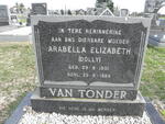 TONDER Arabella Elizabeth, van 1901-1984