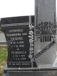 CUNNINGHAM Erskine 1901-1985 & Petronella 1925-2008