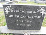LUBBE Willem Daniel 1898-1985