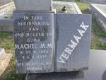 VERMAAK Machel M.M. 1894-1977