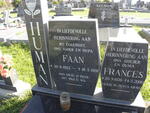 HUMAN Faan 1922-1997 & Frances 1926-2000