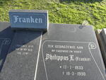 FRANKEN Philippus D. 1933-1990