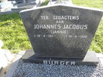 BURGER Johannes Jacobus 1911-1988