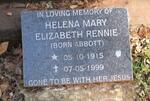 RENNIE Helena Mary Elizabeth nee ABBOTT 1915-1999