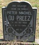 PREEZ Pieter Machiel, du 1960-1986